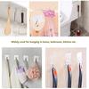 Polar Bear 11PCS Strong Transparent  Paste Hooks Hanger For Kitchen Bathroom