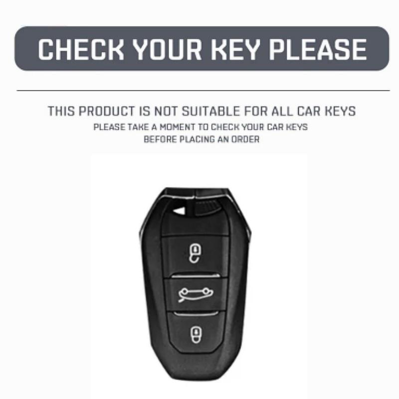 Oli Leather Car Key Case Cover Shell Fob Holder For Peugeot 308 408 508 2008 3008 4008 5008 For Citroen C4 C6 C3-XR Accessories