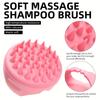 Scalp Massager Shampoo Brush Silicone Head Cleaning Brush Handheld Shower Scalp Cleaning Brush Bathroom Accessories