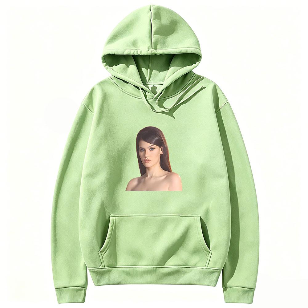 Sienna Spiro Besucher Cover Hoodies Mode Lässiges Oberteil Damen Langarm Kordelzug Kapuzenpullover Streetwear Pullover Kapuzenpullover