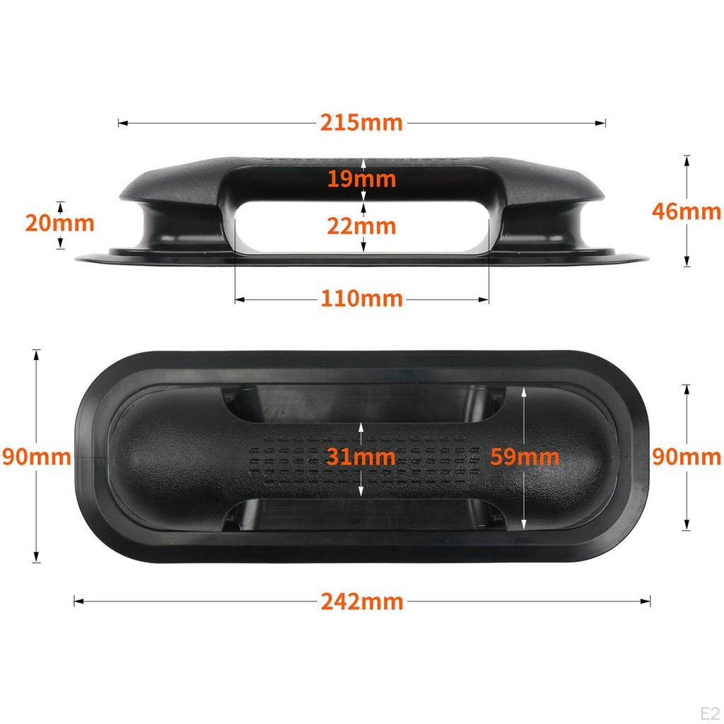 Boat Grab Handle Easy Installation Comfortable Portable Parts Kayak Fishing for Dinghy