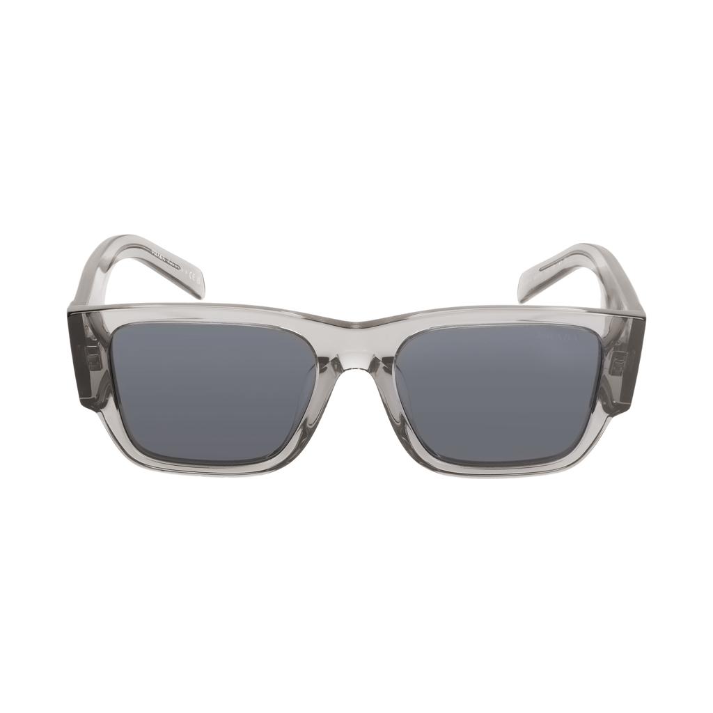 Prada Logo Design Square Sunglasses Unisex Sunglasses Gray PR10ZF16Z70B55