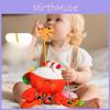 Baby Plush Crab Pull Rope Rattle Carriage Toy With Visual And Grasp Skills For Newborns