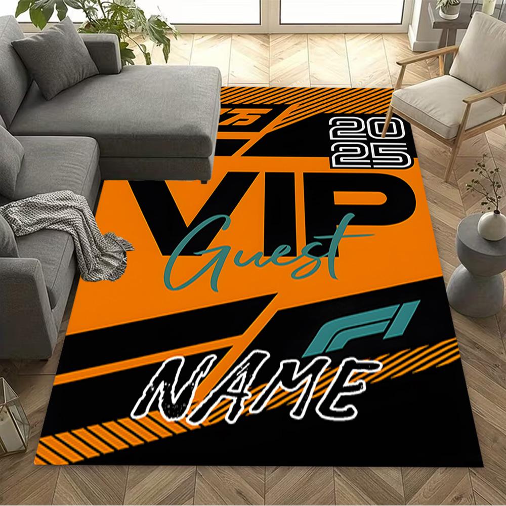 Vip Experience Personalized Text Area Rug Design for Game Room Kitchen Bedrooms Dining Room Anti-slip Rug Office home decor