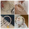 Korean Freshwater Pearl & Sterling Silver Bracelet for Women – High-Gloss, Versatile, and Elegant Hand Jewelry