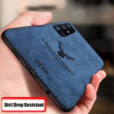 For Samsung S25 Ultra S24 FE S26 S23 Plus S22 S21 A56 A16 A36 A55 A15 A35 5G Phone Case ELK Hybrid Soft TPU Leather Matte Back Cover
