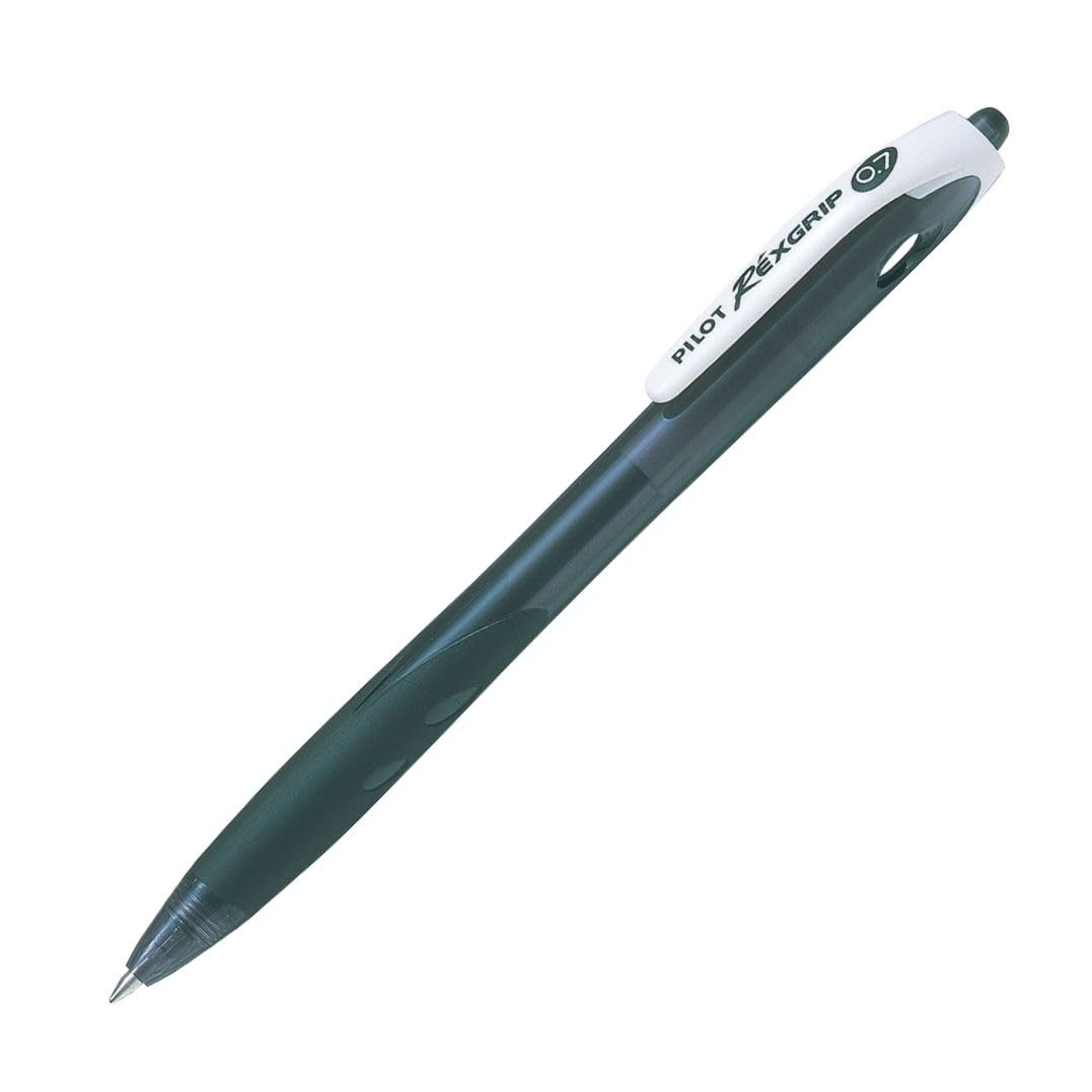

Pilot Rexgrip Ballpoint 0.7mm Oil-Based Pen, Black, 10-Pack, BRG-100F-10B чорний