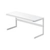 Yamazaki Jitsugyo Telescopic Kitchen Support Rack White Approx. W54~92XD22.5XH25cm Tower Telescopic Support Rack Kitchen Storage Rack 4480