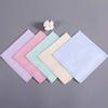 1Pc Hand Towel Female Solid Color Square Handkerchiefs Wedding Party Women's Cotton 40x40CM