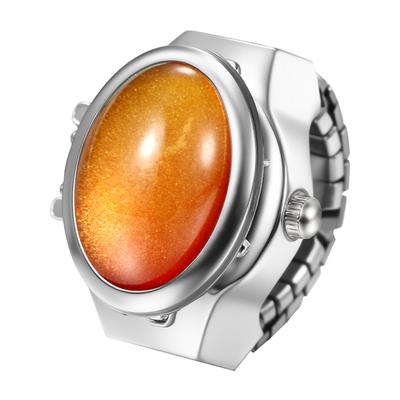 Cute and Stylish Women's Ring Watch: Stainless Steel Ring, One Size Fits Most, Quartz Movement, Fashion Accessory - Perfect Gift for Birthdays,