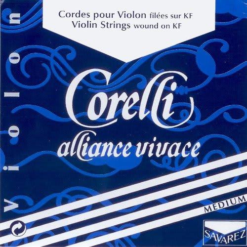 

Corelli Alliance Vivace 4/4 Violin String Set, Medium (E String: Ball End)