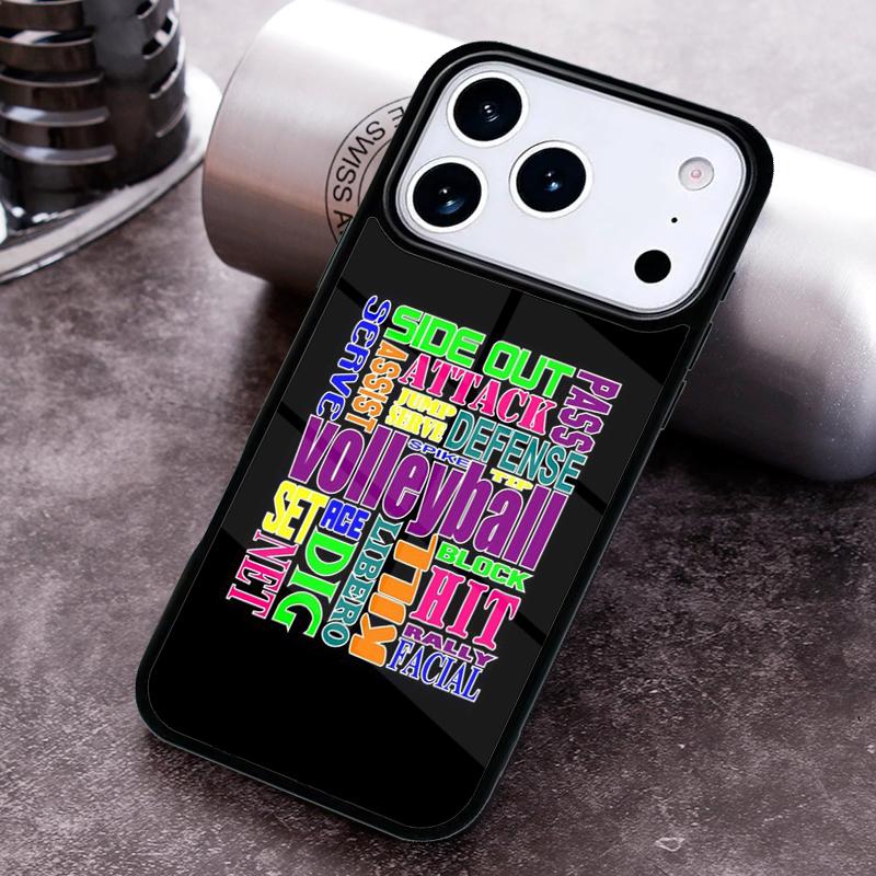 Play Volleyball Ball soft Phone Case for iPhone 17 16 15 Pro Max Air 14 13 12 11 Plus Shockproof Capa Cover