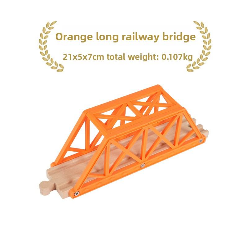 All Kinds Wooden Bridge Wooden Train Track Accessories Suspension Bridge fit for Brand Wooden Railway Tracks Toys for Children