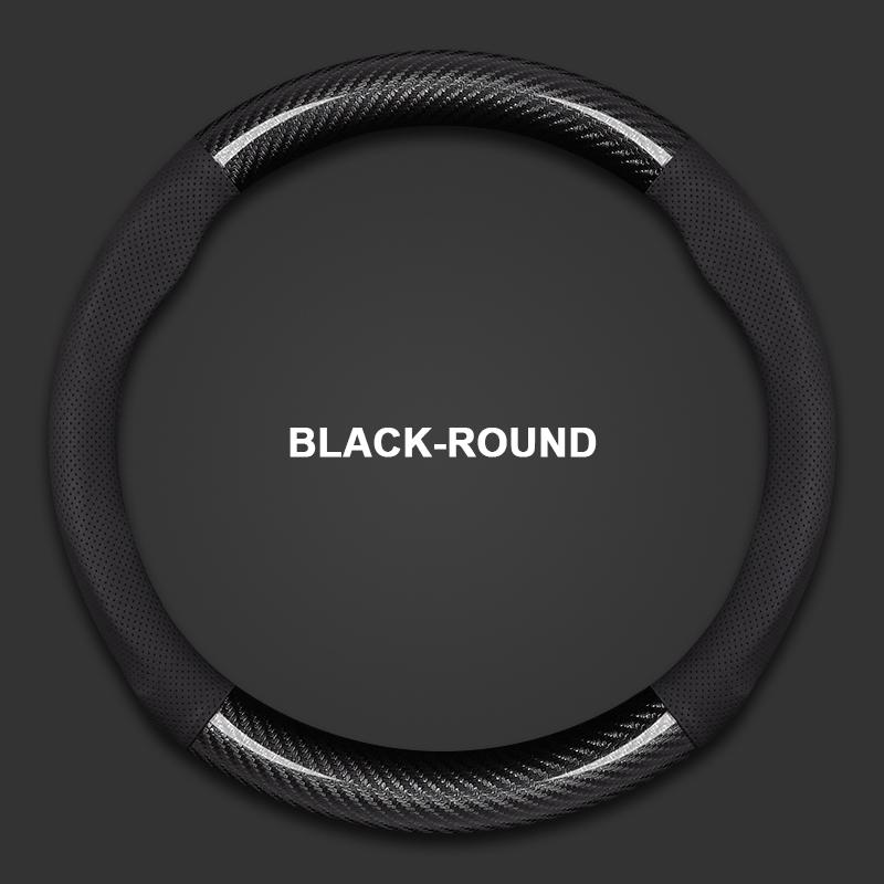 For BMW Mini JCW Cooper Aceman Countryman Paceman Clubman F56 F57 R55 R58 R59 R60 Car Carbon Fiber Leather Steering Wheel Cover