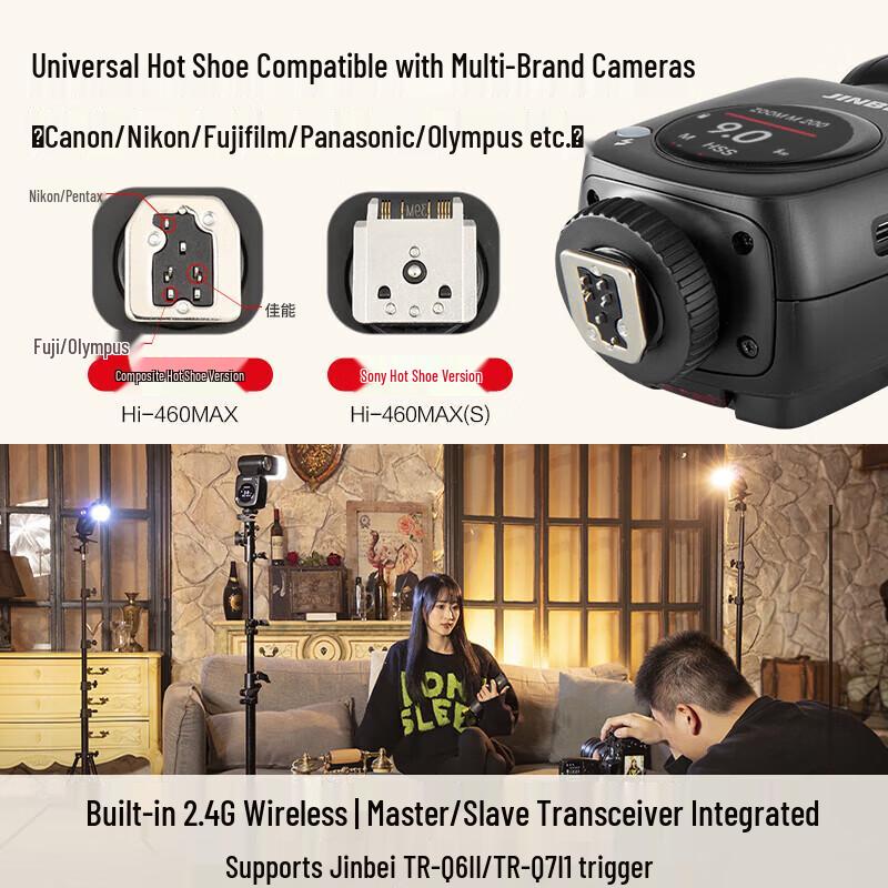 JINBEI Hi-460MAX On-Camera Flash