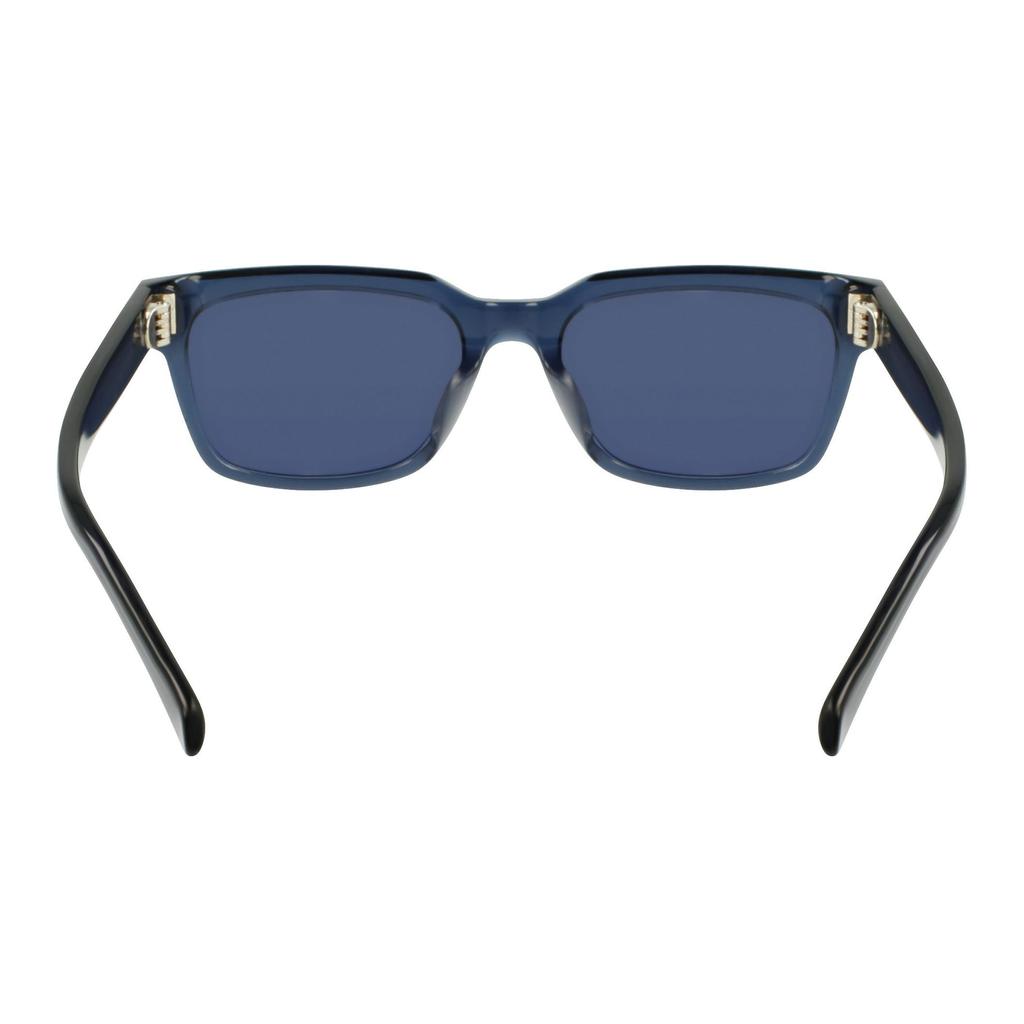 Ferragamo Personality Narrow Frame Sunglasses Square UV Protection Unisex Sunglasses SF2043SLB