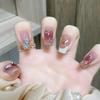 Aurora Prismatic Diamond Manicure: Medium Long Wearable Nail Patches
