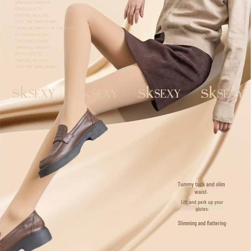 

Aiyisi SK682 Peach Beauty Luminous Stockings Leggings - Autumn/Winter Style Stirrup