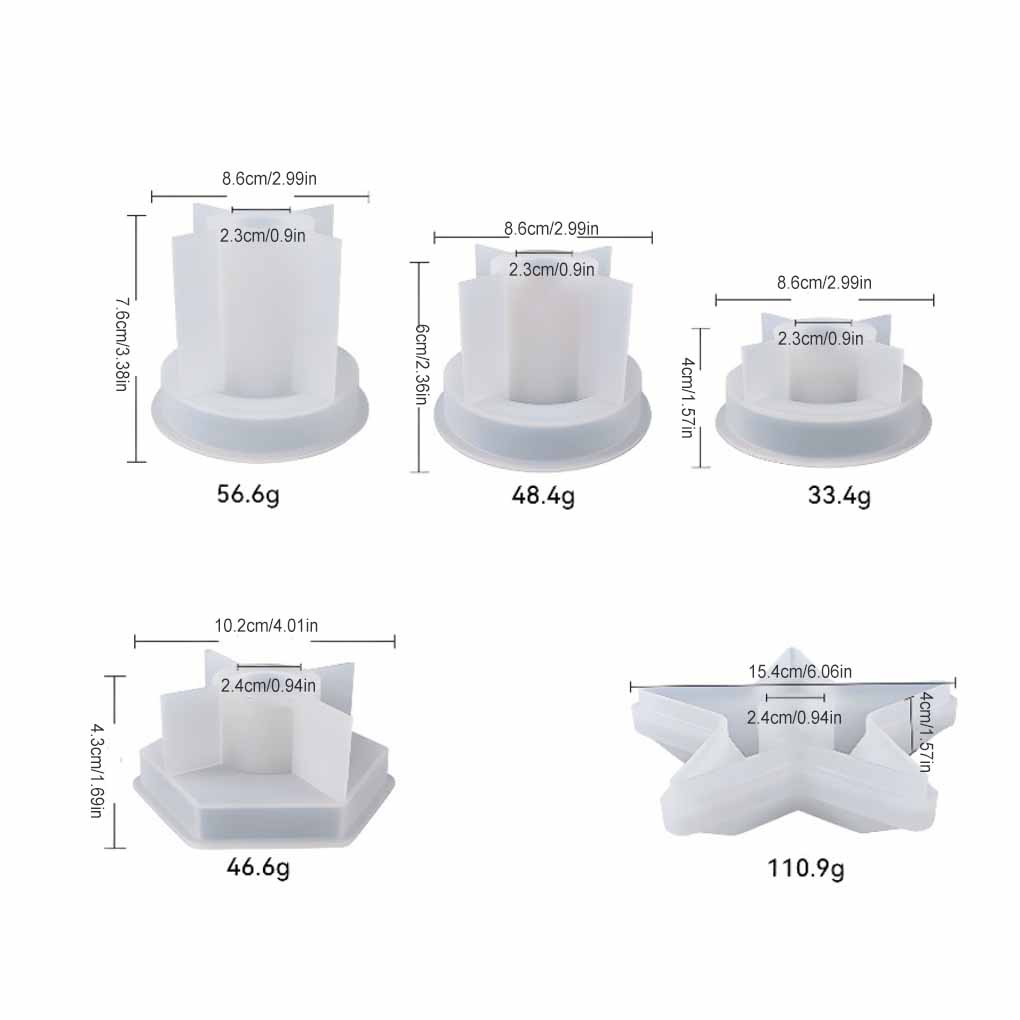 Adulti Suport pentru lumanari din rasina epoxidica Mucegai din silicon pentru casa Rezistent la temperaturi ridicate Accesorii pentru matrita de baza pentru sfesnic