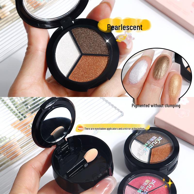 Shimmer Stage Makeup Palette: Blue, Green, Purple Eyeshadows