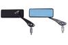 Bike Parts Center Custom Mirror Black Mounting Hole 10mm Diameter