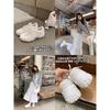 Spring New Lace Pearl Mandarin Duck Belt Platform Women's Versatile Age-reducing Casual Shoes