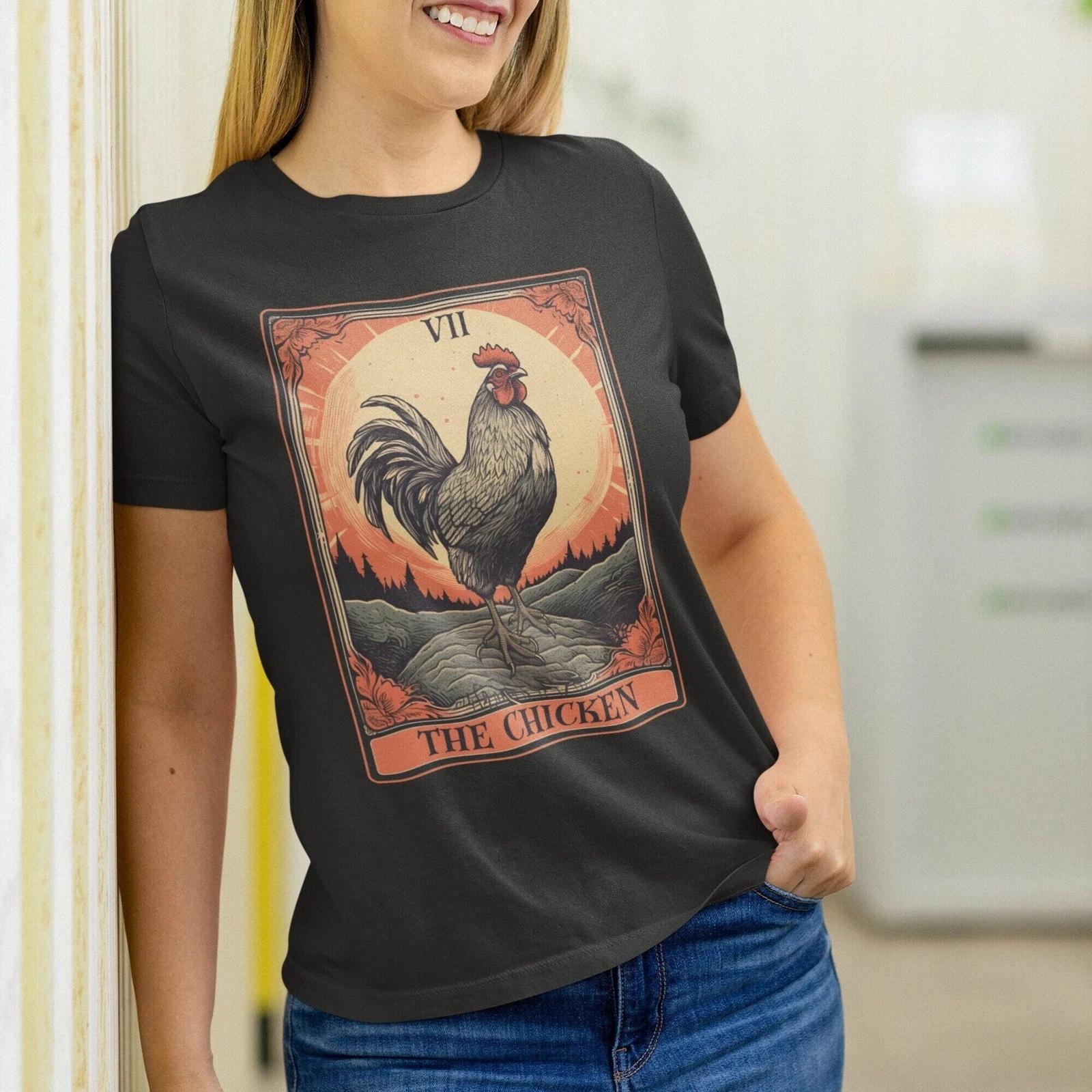 The Chicken Tarot Card Shirt S