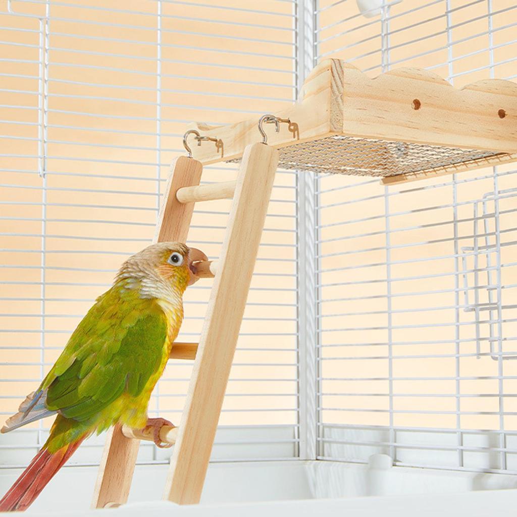 Bird Perches For Cage Wooden Play Toy Bird Perches Cage Toys For Parakeet Conure Cockatiel Gerbil Chinchilla Hamster Lovebird