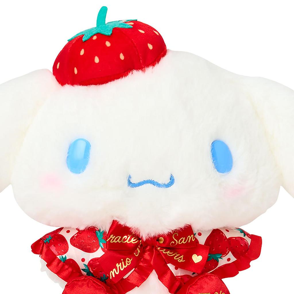 Sanrio Plush Toy Newspaper 50th Cinnamoroll Ages 3 and Up Toy 838951 (Strawberry Anniversary) Polyester/Nylon