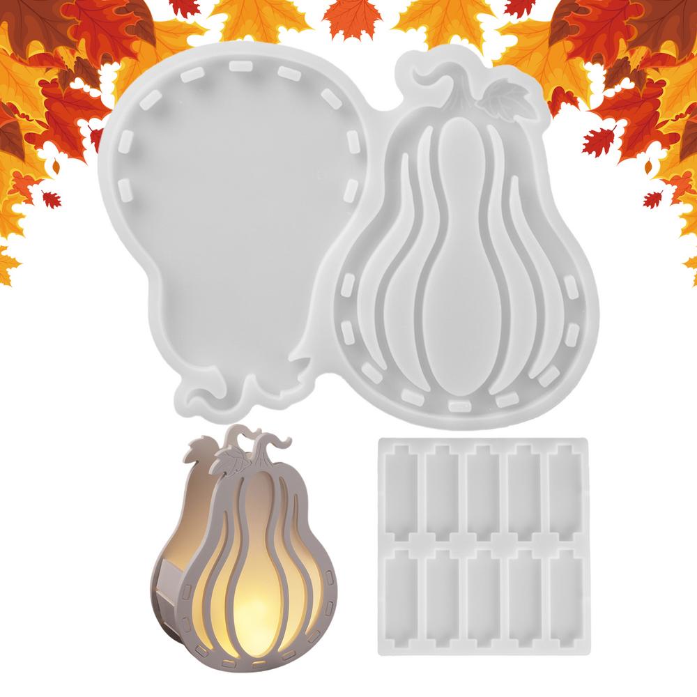 Pumpkin Molds Silicone Home Decoration Cement Molds Silicone Moulds For Cement Plaster Art Teachers Creative Students Artists