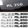 3D Car Rear Trunk Letters Stickers Decal Accessories for Mercedes Benz Old Style ML55 ML63 ML250 ML300 ML320 ML350 ML400 ML430