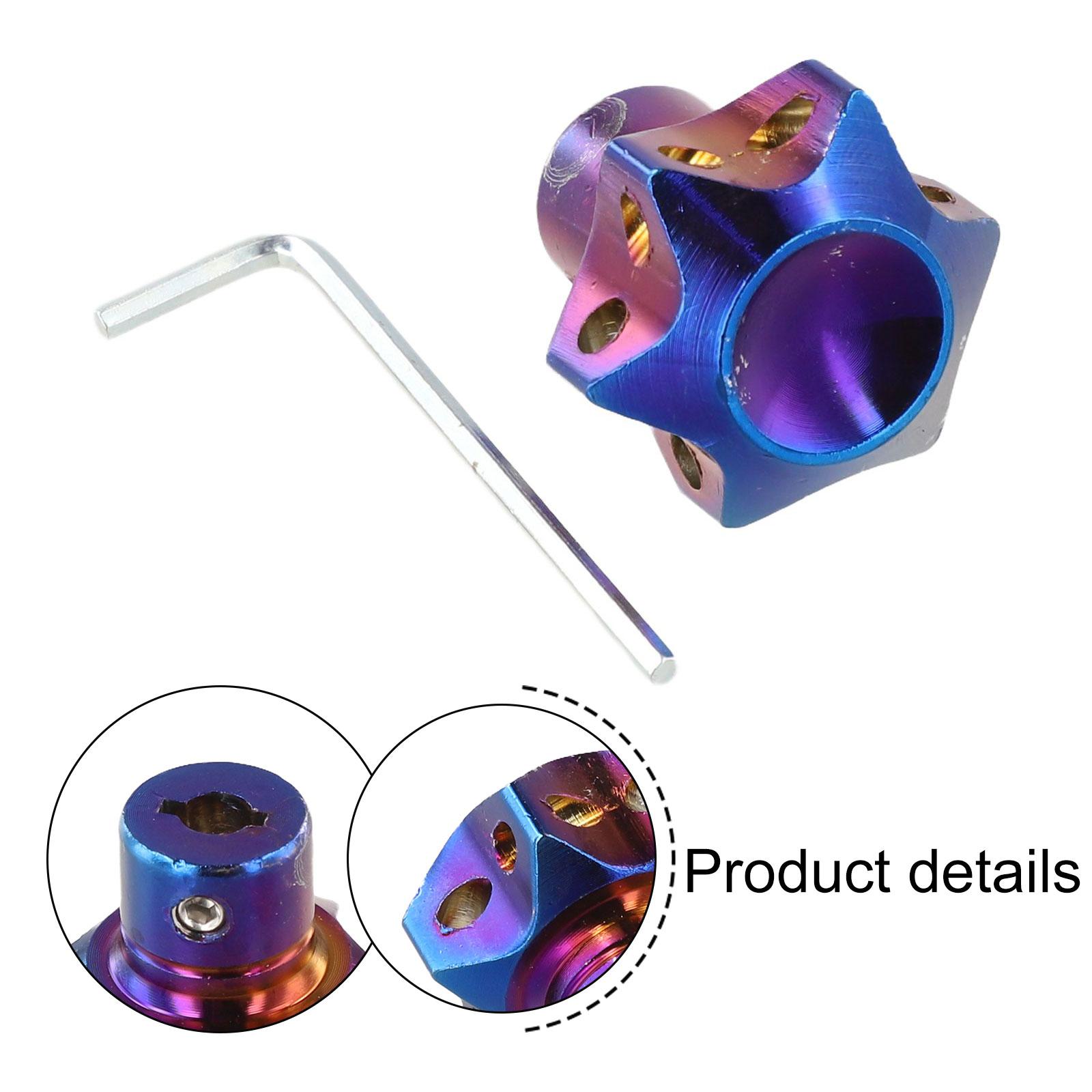 Universal-Burn Blue DIY-Motorcycle Key Cover Case Shell Motorcycle Modified CNC
