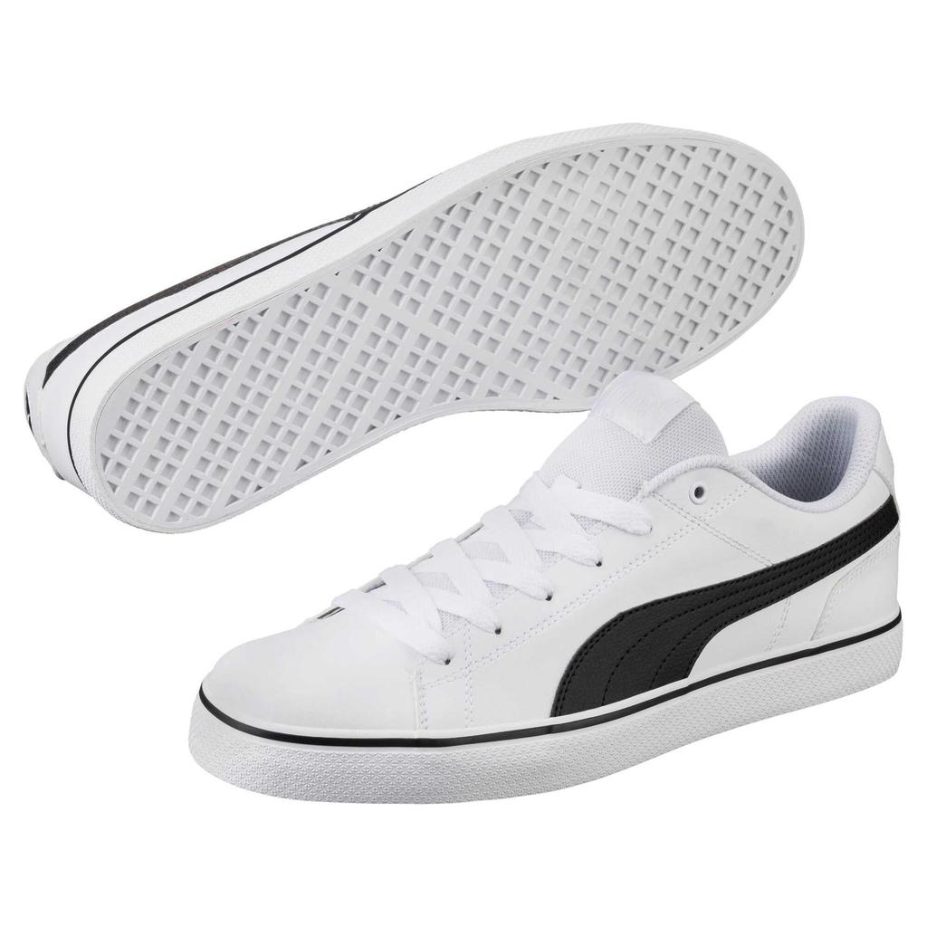 Puma Court Point Bulk V2 BG Size Cm Women's Sneakers, White/Black, 25.0