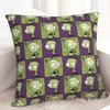 Invaders Zims Gir Cartoon Pillow Cases Cushion Cover Custom Zippered Decorative Pillowcase For Car 40*40Cm