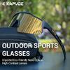 Kapvoe 4lens Cycling Glasses Sunglasses Cycling Goggles Outdoor UV400 Sports Protection MTB Road Mountain Bicycle Drive 4lens