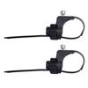 2pcs Bike Fork Clamp Brackets Adapter Rings for Front Rear Mudguard Rack Cycling Repair Modification Parts