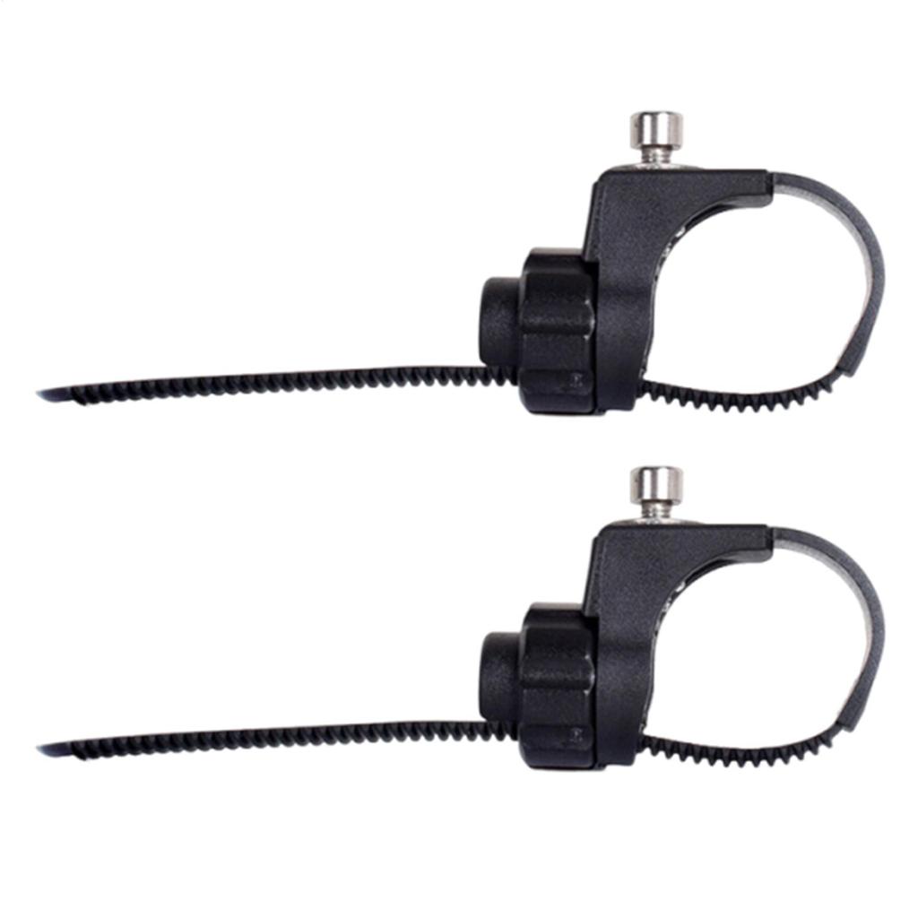 2pcs Bike Fork Clamp Brackets Adapter Rings for Front Rear Mudguard Rack Cycling Repair Modification Parts