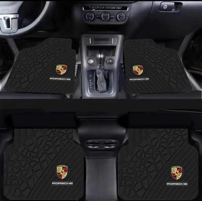Car Floor Mat Front & Rear Auto Carpet Floor Protection Cushion For Porsche 911 718 Cayenne Cayman Panamera Macan Taycan Boxster