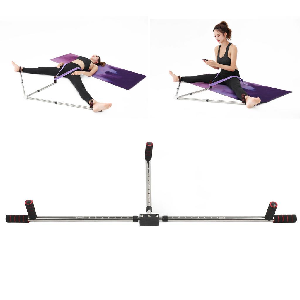 3 Bar Leg Stretcher 9 Hole Adjustable Leg Split Stretching Training Machine for Ballet Dance Home Gym Exercise