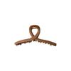 Korean Style Silicone Shark Clip Safe Straight Line Shaped Hair Claw Solid Color Shark Clip  Party