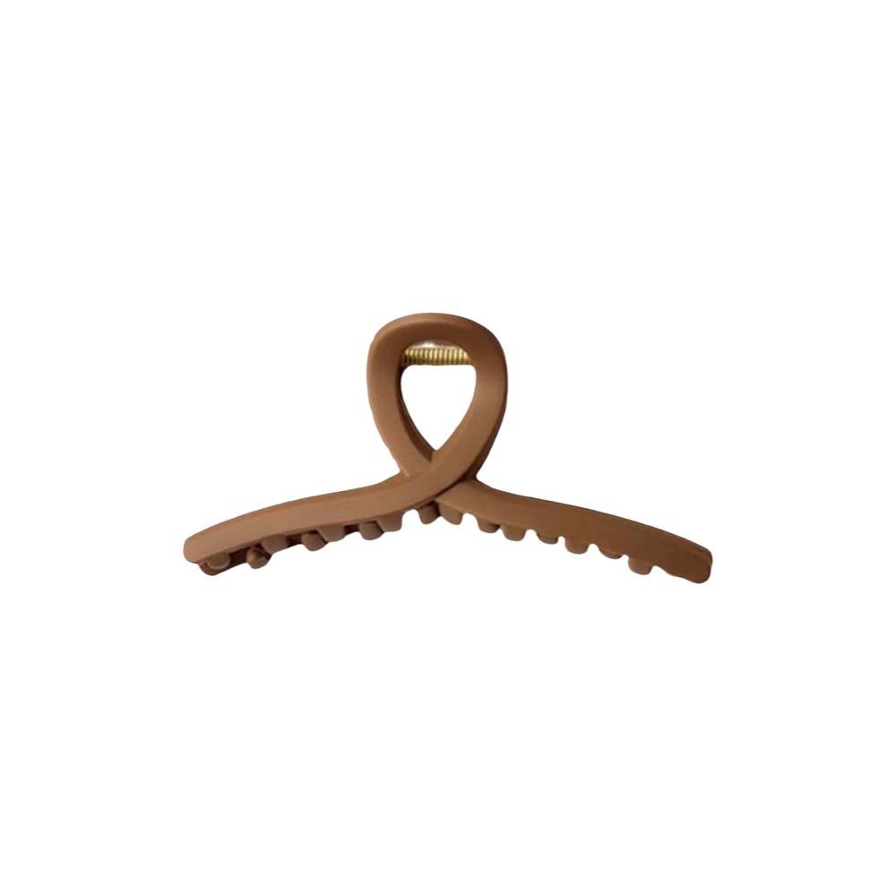 Korean Style Silicone Shark Clip Safe Straight Line Shaped Hair Claw Solid Color Shark Clip  Party