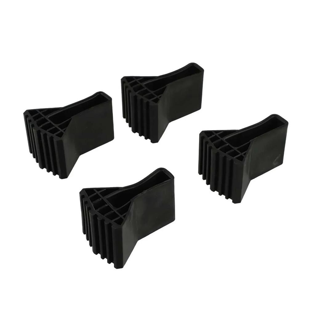 4/6 st Halkfria Stegstegar Gummifötter Vikbar Stegstomme Benfötter Kuddar Fotkåpor Stegstomsfotkåpa Ingenjörsstegar Lyfttillbehör