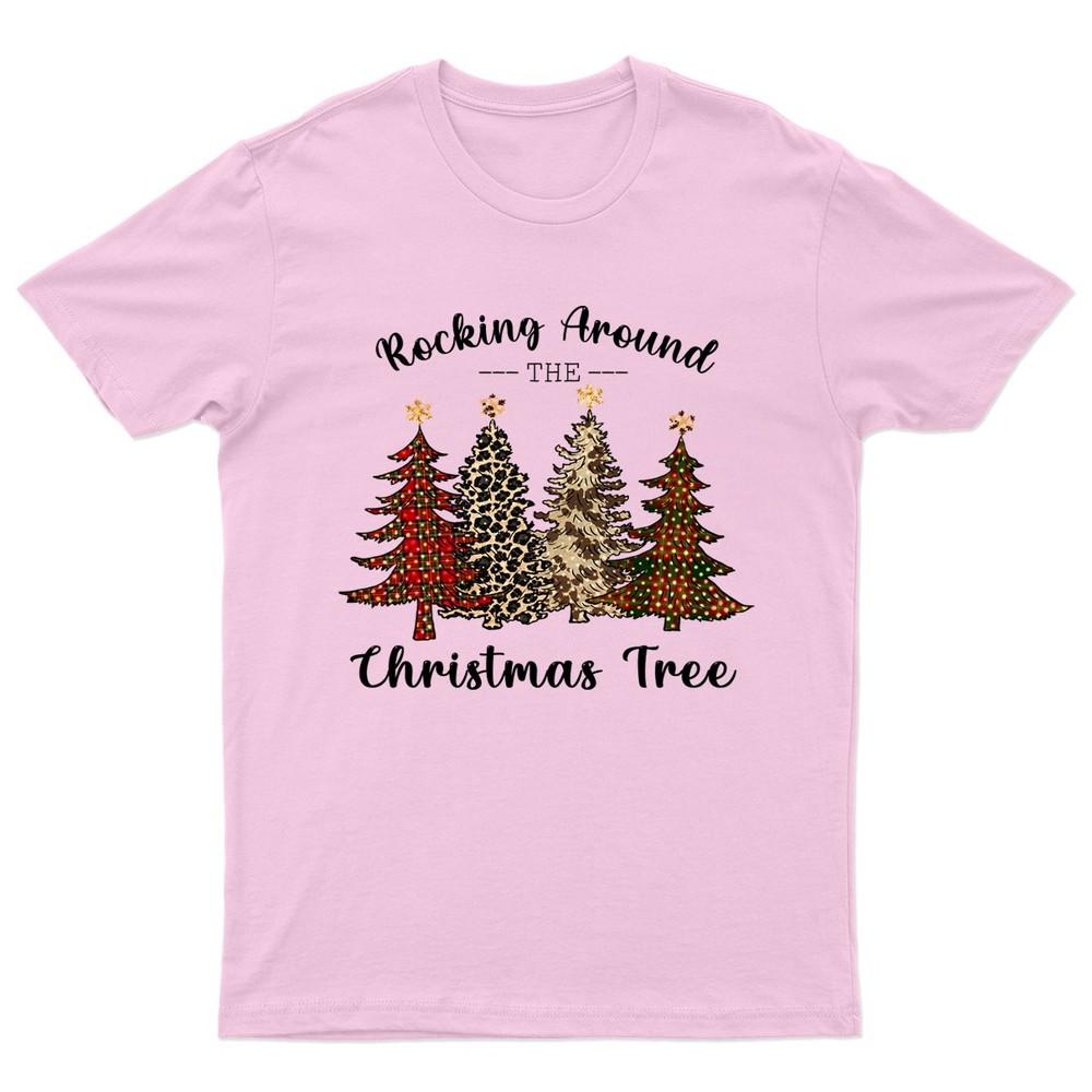 Rocking Around The Christmas TShirt Unisex Gift Retro Funny Unisexs Vintage a