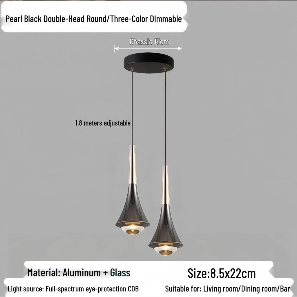 Modern Minimalist Liftable Luxury Pendant Light for Bedroom and Dining Room