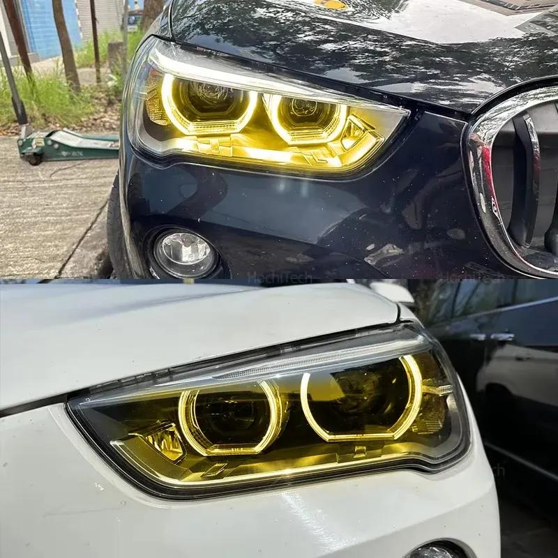 Angel Eyes DRL Boards For 2018 BMW X1 F48 F49 2016-2019 Yellow Xenon Headlight Daytime Running Light Module Chip 7428791 7428792