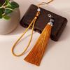 Handmade Chinese Knot Tassel Gourd Charm - DIY Car Hanging Ornament & Musical Instrument Accent