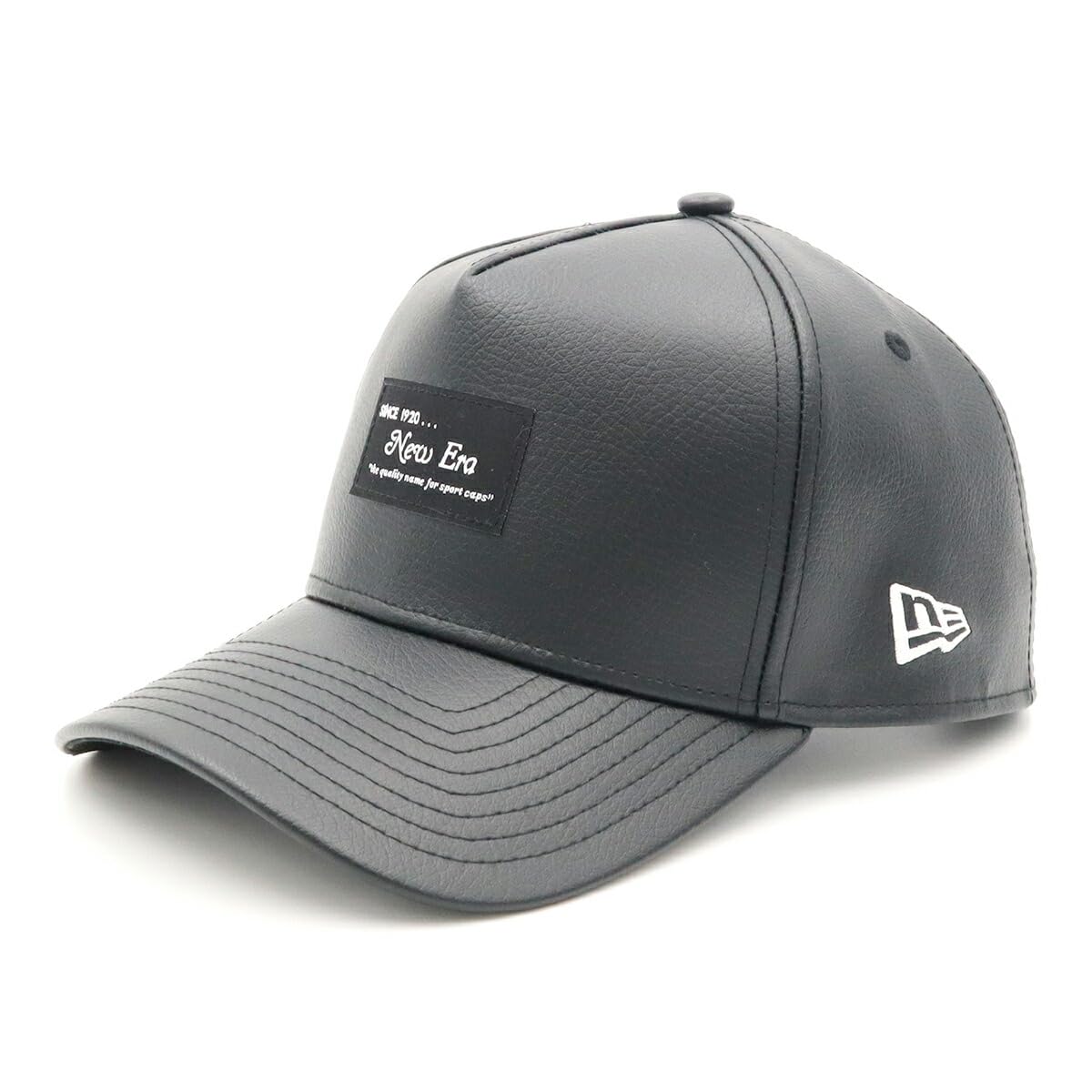 

New Era 9FORTY Cap Black Exclusive to and Snapback 940 New Era BB UV Trendy Functional Hat A-Frame (14119836 NER33C6649) Black/Leather Patch, ONSPOTZ,