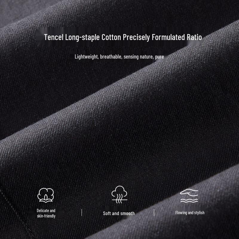 Women's Lyocell-Cotton Blend Wide-Leg Suit Trousers