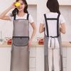 Unisex TPU Waterproof & Oil-Proof Transparent Apron for Cooking & Catering with Custom Logo