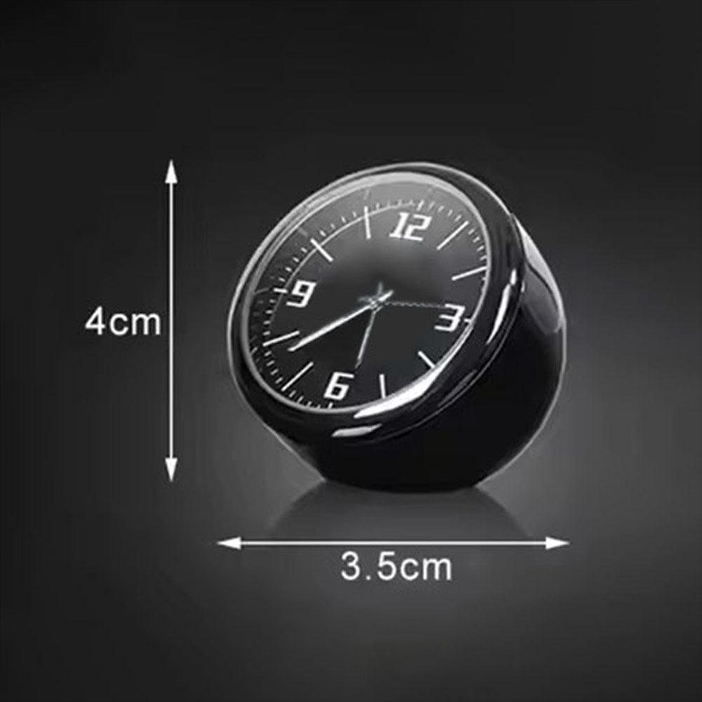 Luminous Car Clock Digital Watch Mechanics Quartz Clocks Car Ornament Timetable Clock Electronic Clock for Dashboard Vent Mount